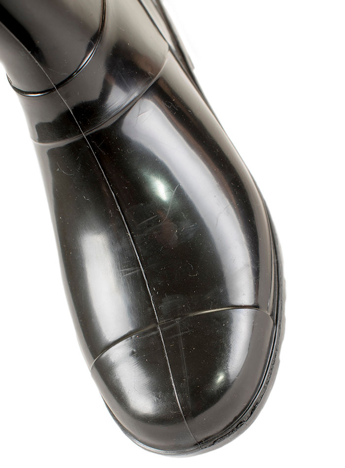 Сапоги мужские ПВХ низкие однотонные с надставкой, утепленные