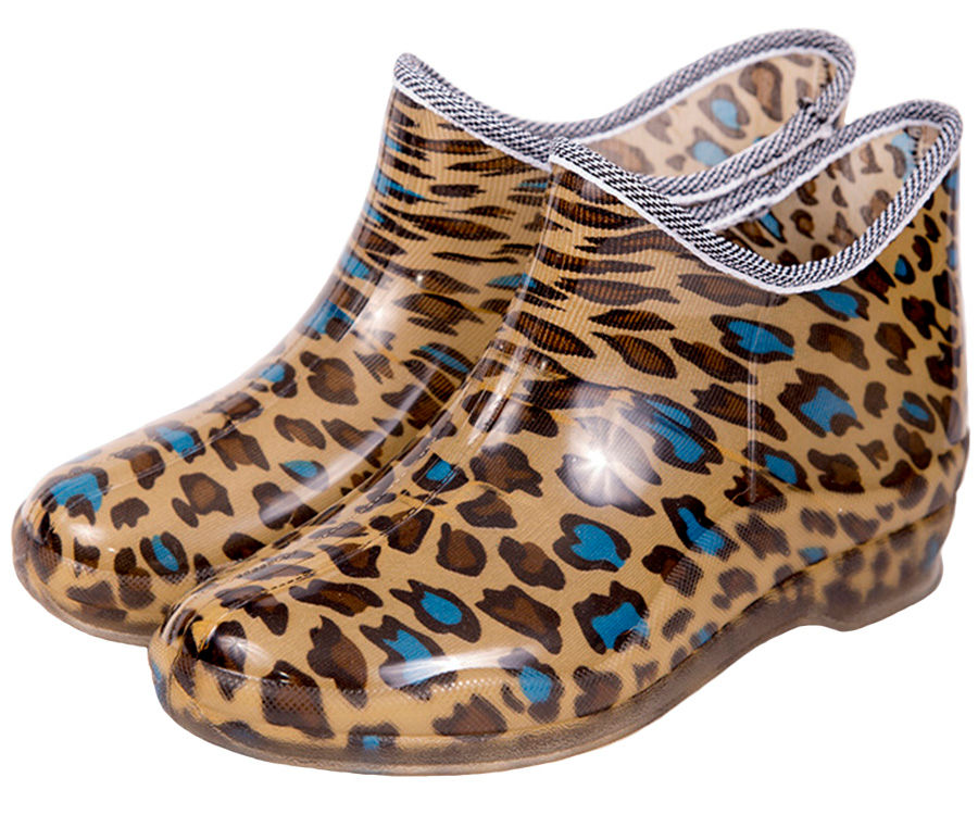 Галоши женские ПВХ высокие разноцветные