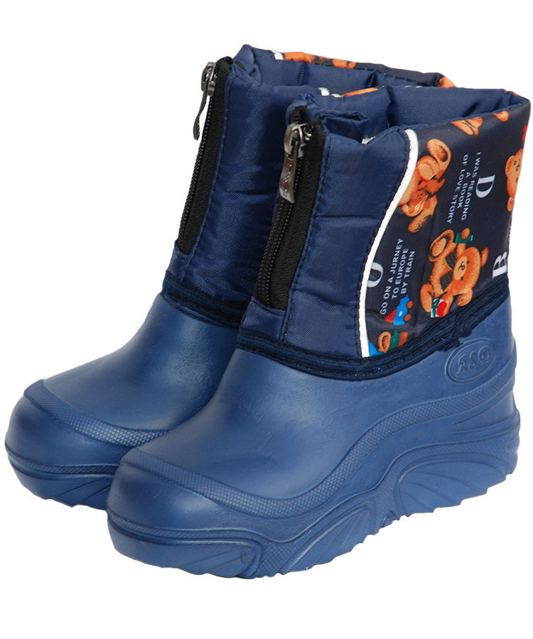 Сапожки детские  комбинированные, на молнии