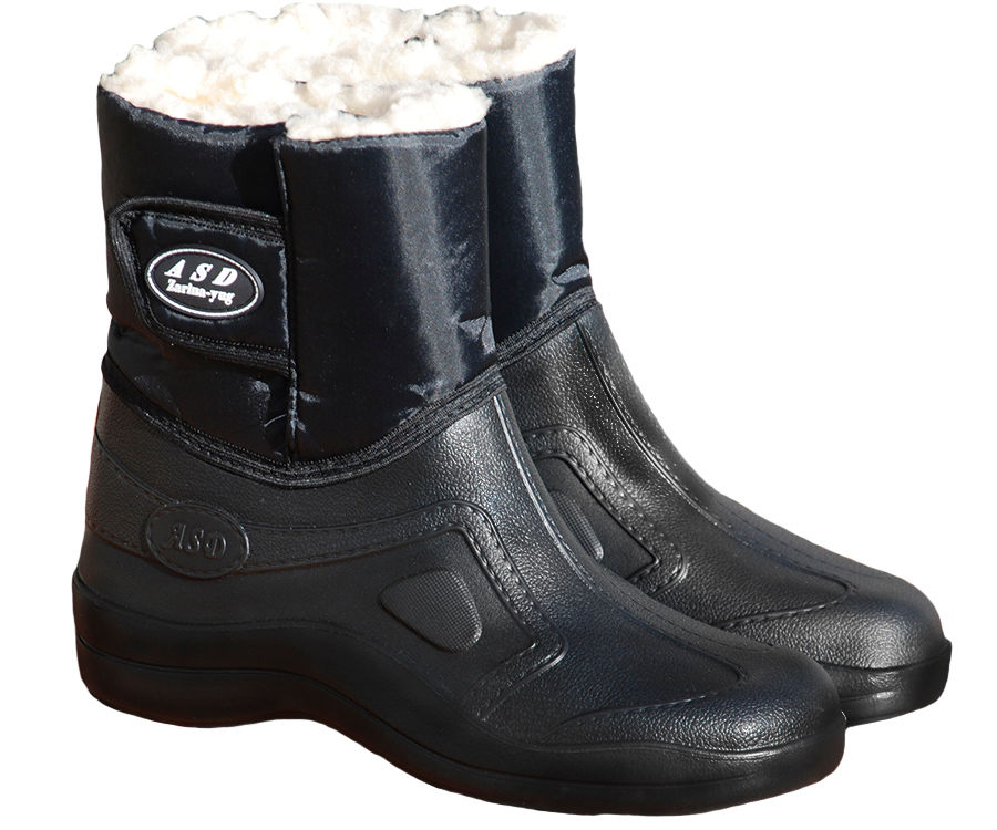 Ботинки мужские комбинированные, на липучке