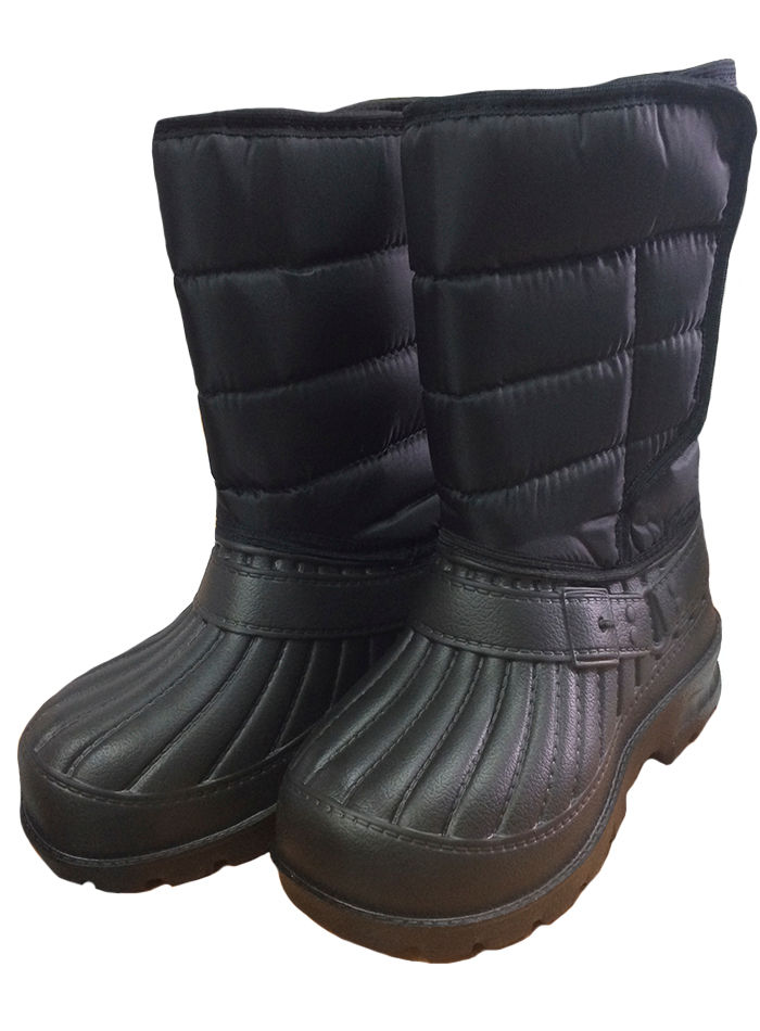 Сапоги мужские комбинированные на липучке