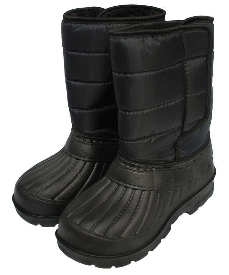 Сапоги мужские комбинированные, на липучке