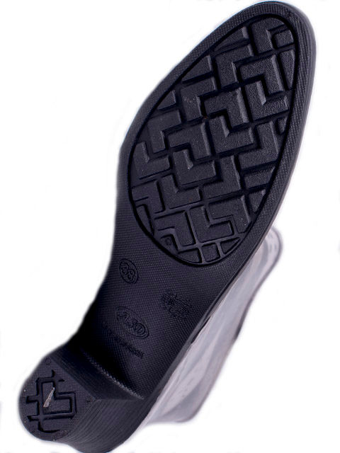 Полусапожки женские ПВХ разноцветные на молнии, утепленные