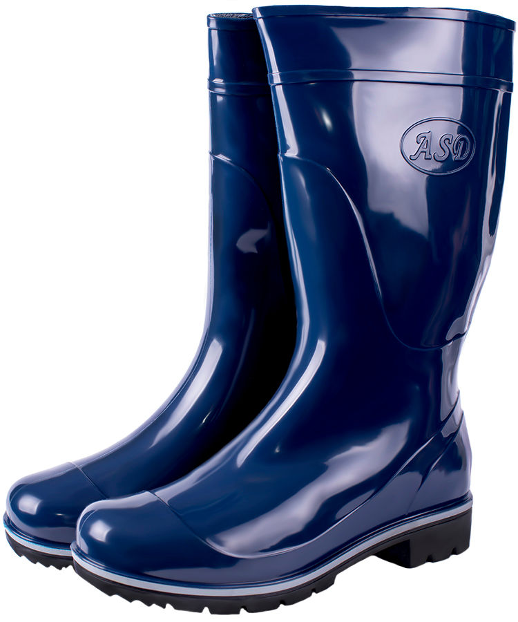 Сапоги женские однотонные с 2-х цветной подошвой