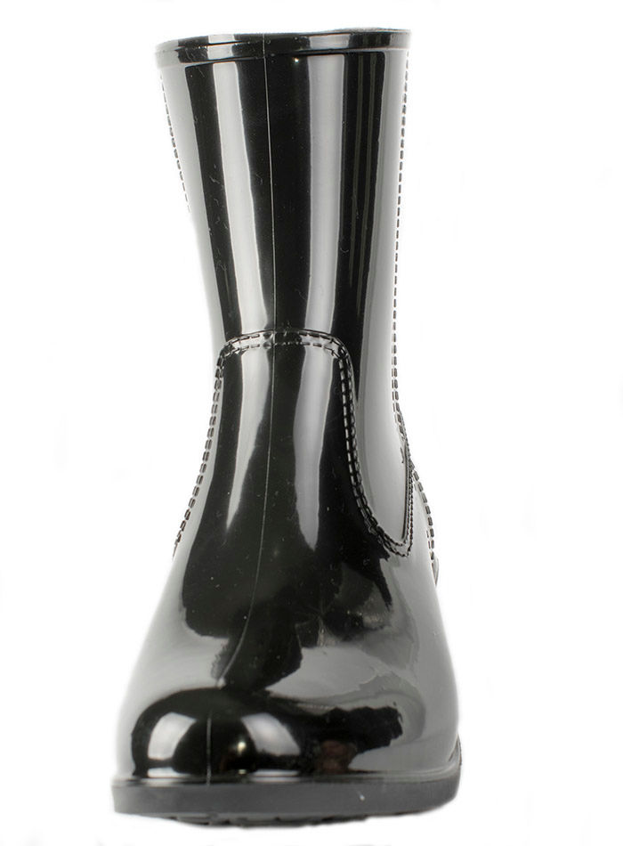 Полусапожки женские ПВХ однотонные, утепленные