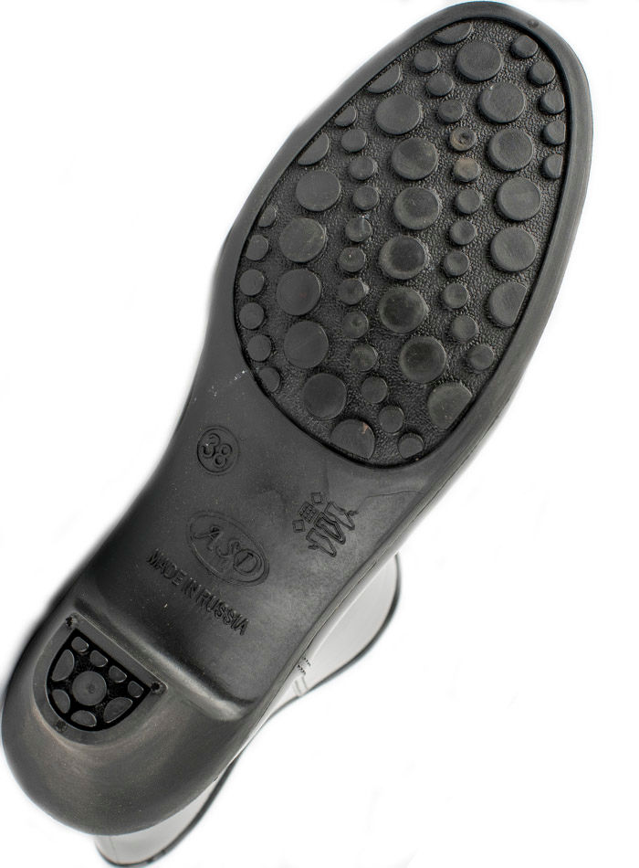 Полусапожки женские ПВХ однотонные, утепленные