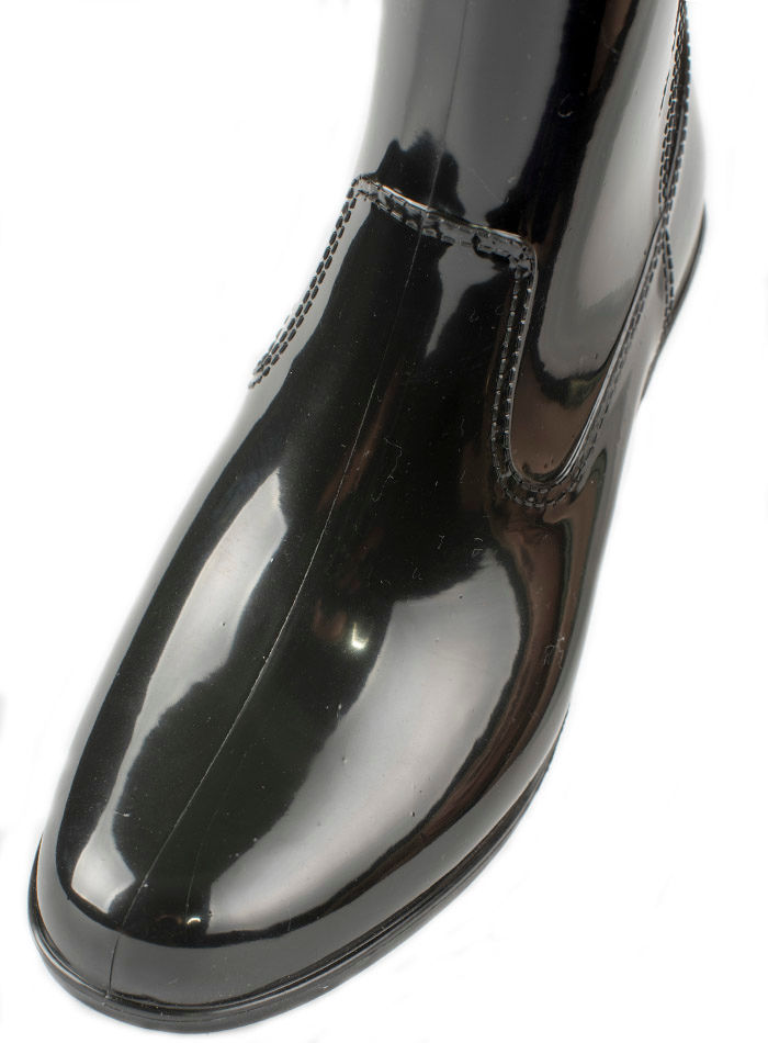 Полусапожки женские ПВХ однотонные, утепленные