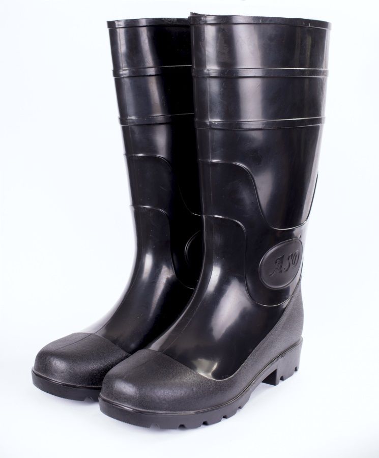 Сапоги из ПВХ рабочие мужские с металлическим  подносоком.