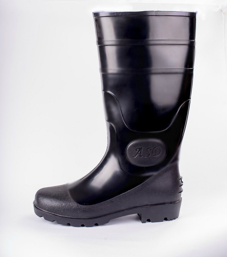 Сапоги из ПВХ рабочие мужские с металлическим  подносоком.