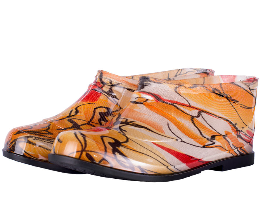 Галоши женские ПВХ разноцветные (цвета в ассортименте)