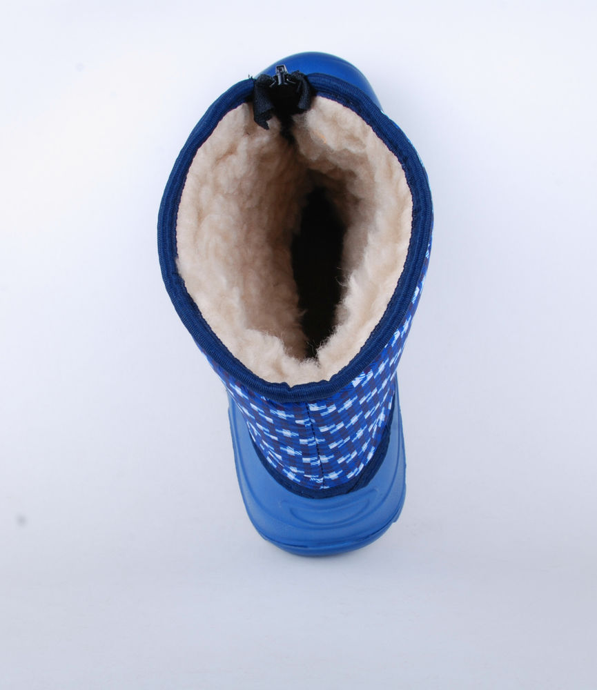 Полусапожки женские ЭВА комбинированные, на молнии, утеплённые