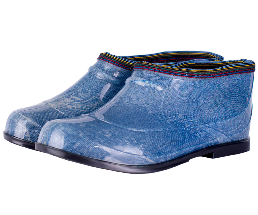 Галоши женские ПВХ разноцветные,  утепленные (цвета в ассортименте)