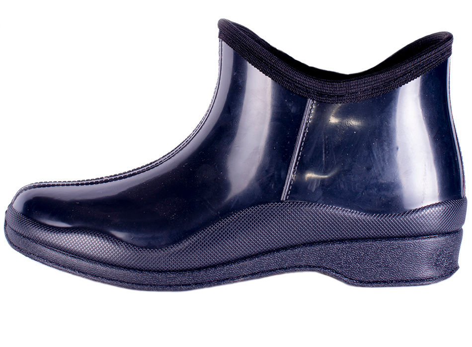 Галоши женские ПВХ высокие однотонные со стелькой