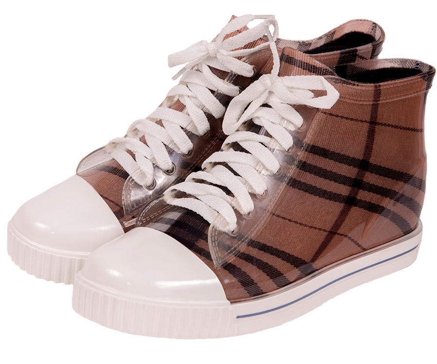 Кеды женские ПВХ разноцветные, на шнуровке, утепленные