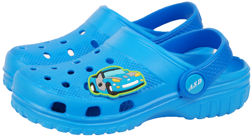 Обувь детская, сабо летнее из ЭВА (пантолеты) со съёмным декором       