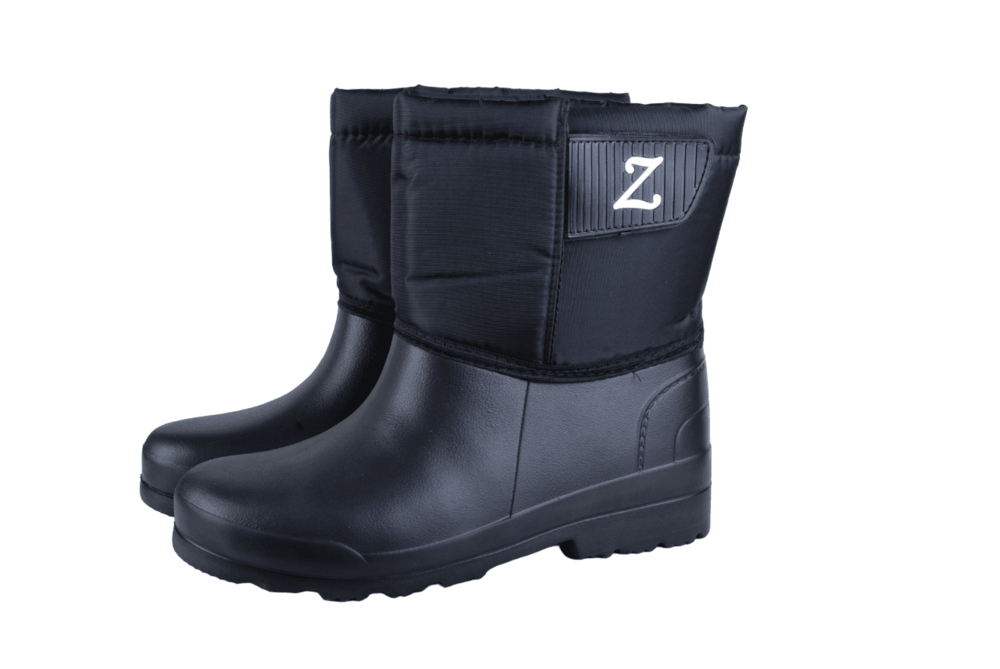 Полусапожки женские  из ЭВА на липучке,  утепленные кор. искусственным мехом