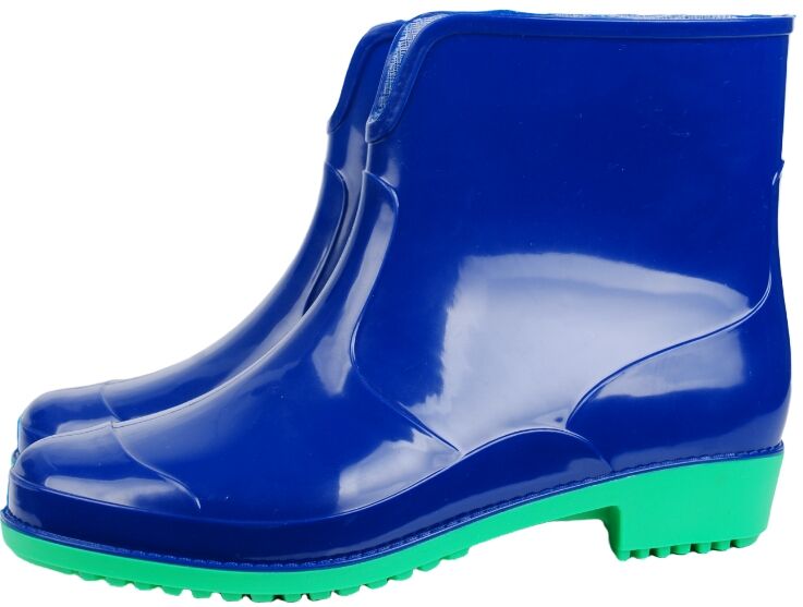 Полусапожки женские из ПВХ разноцветные, утеплённые стелькой