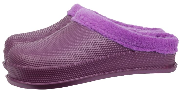 Сабо женские из ЭВА, утепленные НТП, опушка махра