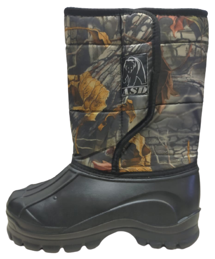 Сапоги мужские из ЭВА на липучке, утепленные  искусственным мехом