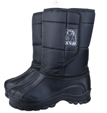 Сапоги мужские из ЭВА  на липучке, утепленные  искусственным мехом