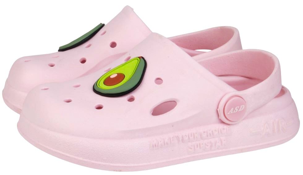 Обувь детская, сабо летнее из ЭВА (пантолеты) со съёмным декором       