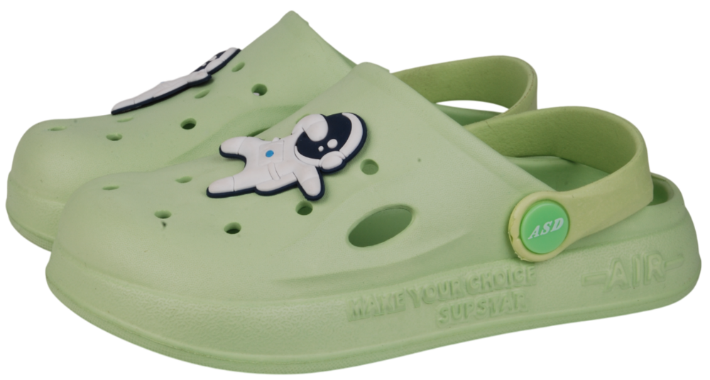 Обувь детская (подростковая)  Сабо летнее из ЭВА (пантолеты) с декором (джибитсы 1 комплект)