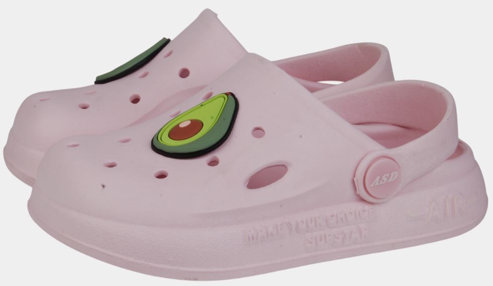 Обувь детская (подростковая)  Сабо летнее из ЭВА (пантолеты) с декором (джибитсы 1 комплект)