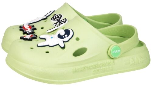 Обувь детская (подростковая)  Сабо летнее (пантолеты) из ЭВА с декором (джибитсы 3 комплекта) 