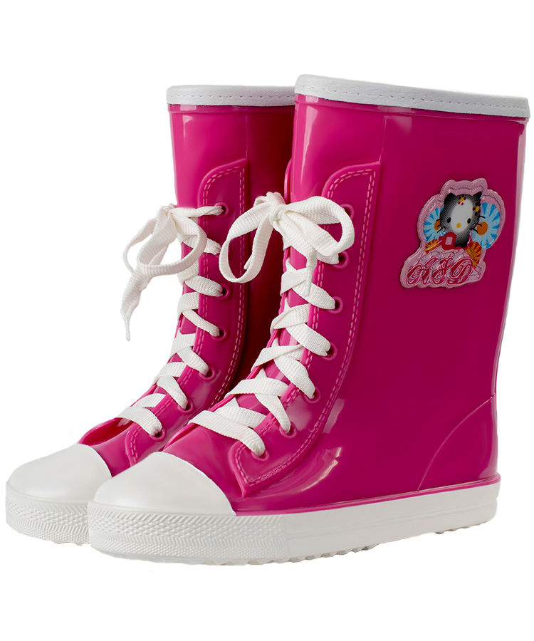 Сапоги-кеды подростковые ПВХ  на шнуровке однотонные с аппликацией, утепленные