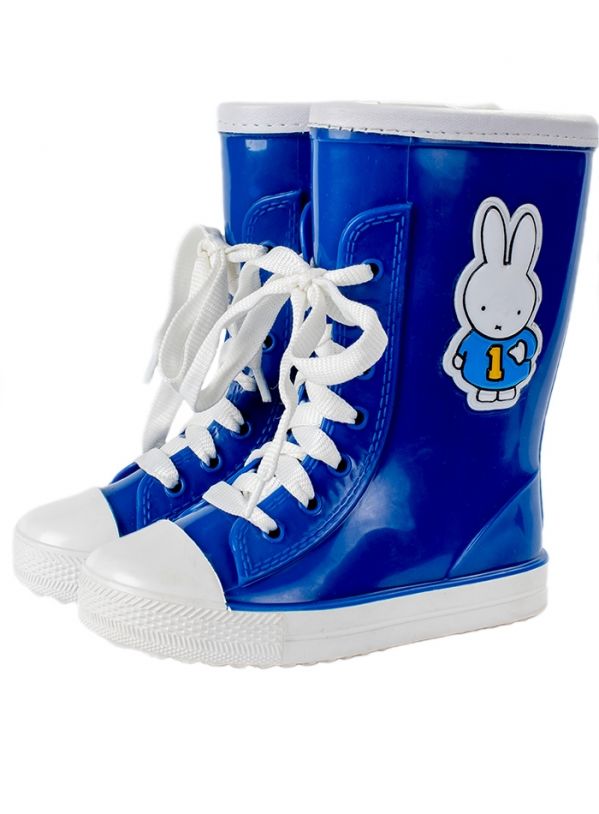 Сапоги-кеды детские ПВХ однотонные на шнуровке с аппликацией, утепленные