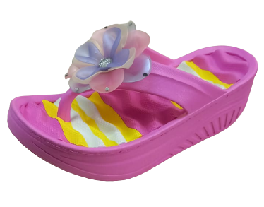 Обувь женская, пантолеты на танкетке из ЭВА