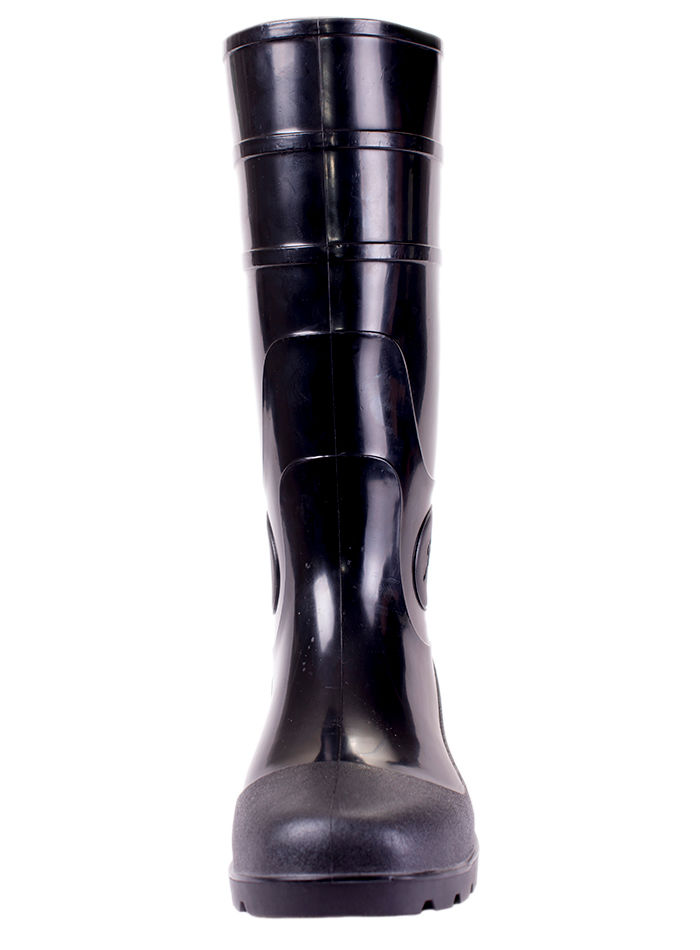 Сапоги мужские ПВХ высокие однотонные, утепленные