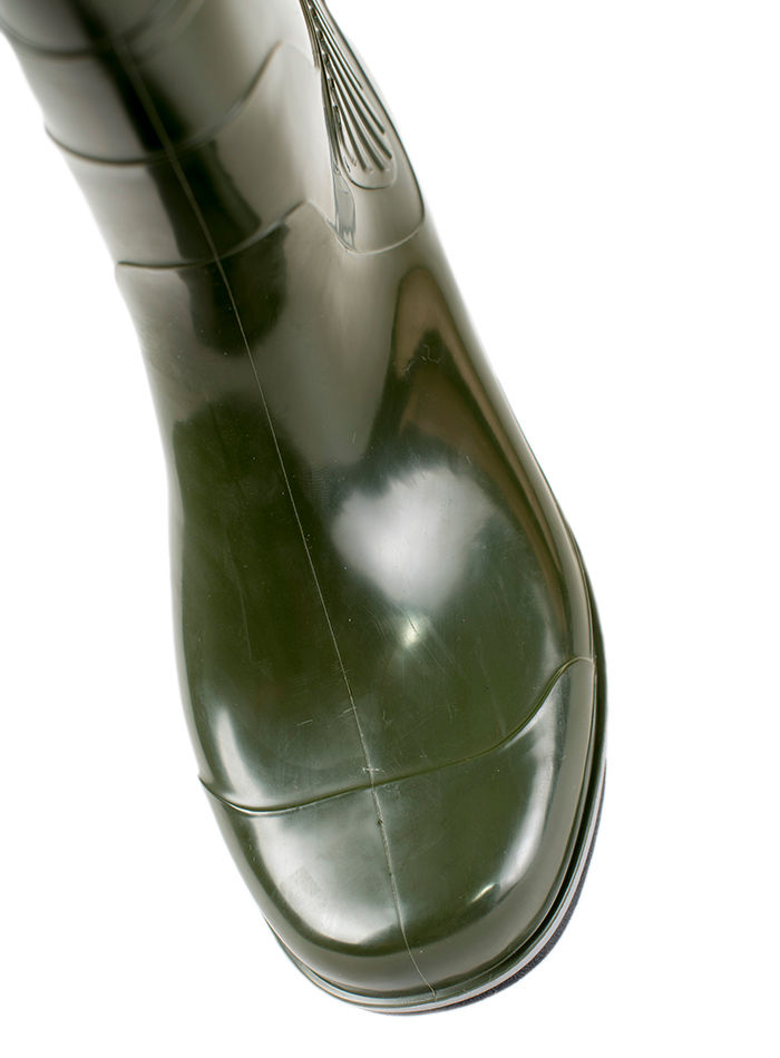 Сапоги мужские ПВХ средние однотонные, утепленные 