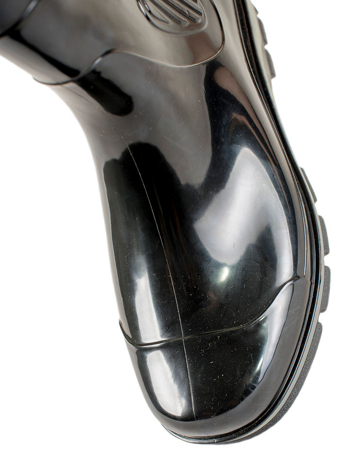 Сапоги мужские ПВХ средние однотонные с надставкой, утепленные