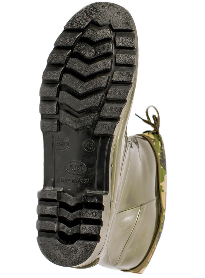 Сапоги мужские ПВХ низкие однотонные с надставкой, утепленные